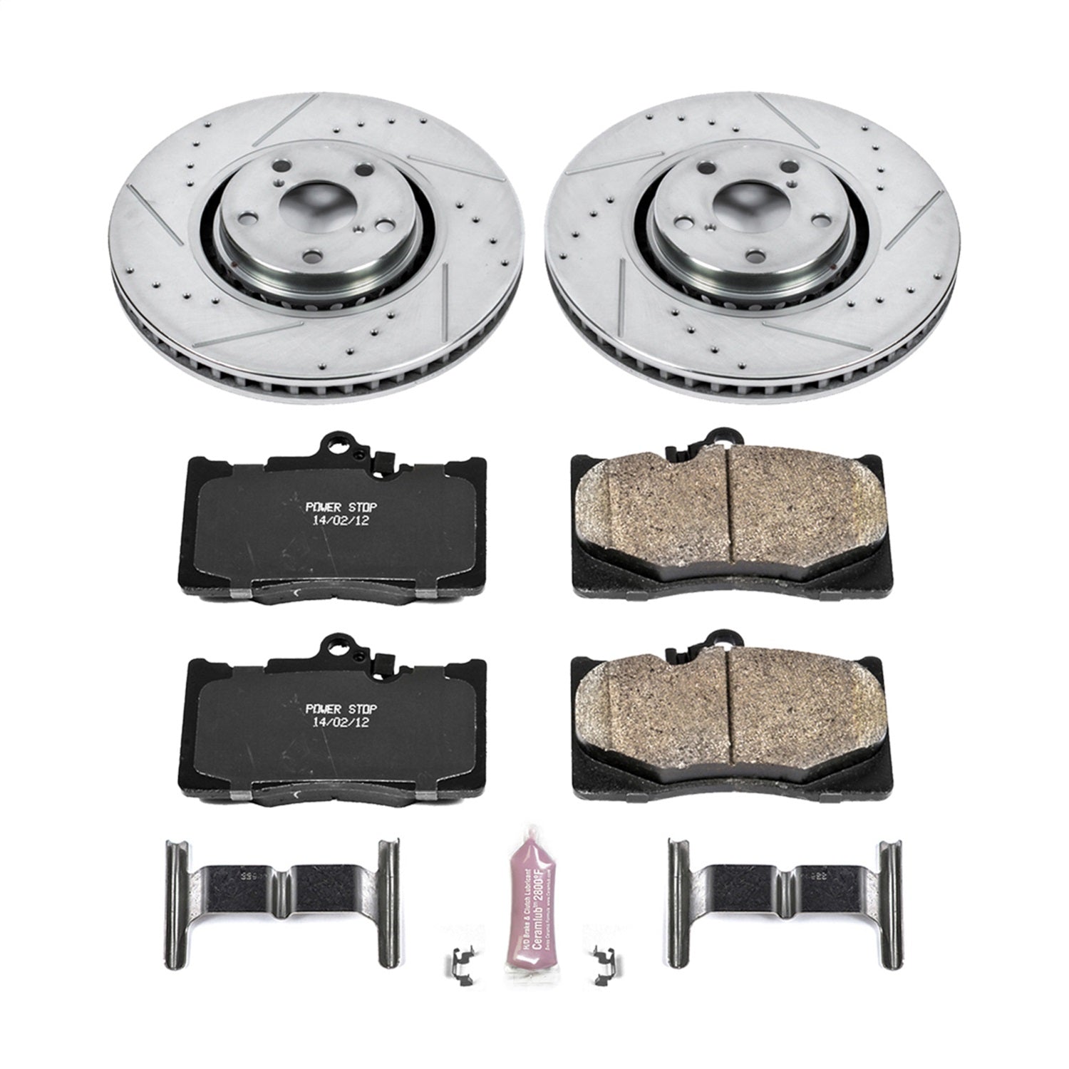 PowerStop Front Z23 Evolution Sport Brake Kit | Lexus GS350 (07-11) (K4634)