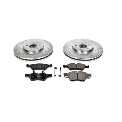 PowerStop Front Z23 Evolution Sport Brake Kit | Mercedes-Benz E500 (06) (K4644)