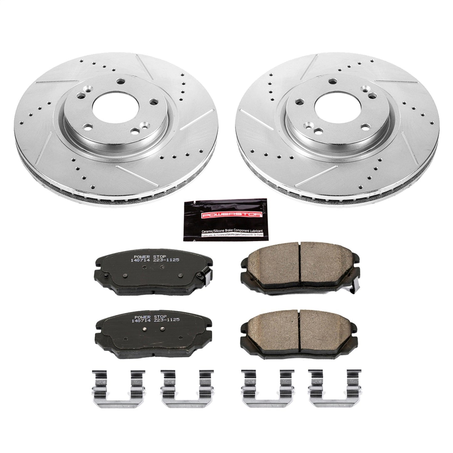 PowerStop Front Z23 Evolution Sport Brake Kit | Hyundai Azera (06-11) (K4646)