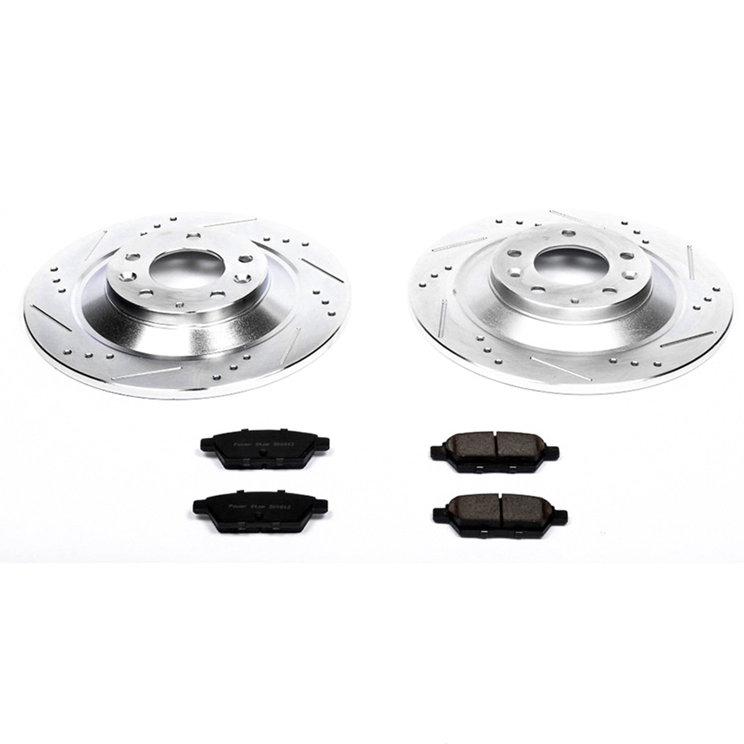 PowerStop Rear Z23 Evolution Sport Brake Kit | Mazda 6 (06-07) (K4655)