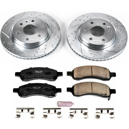 PowerStop Front Z36 Truck & Tow Brake Kit | Buick Enclave (08-17) (K4657-36)