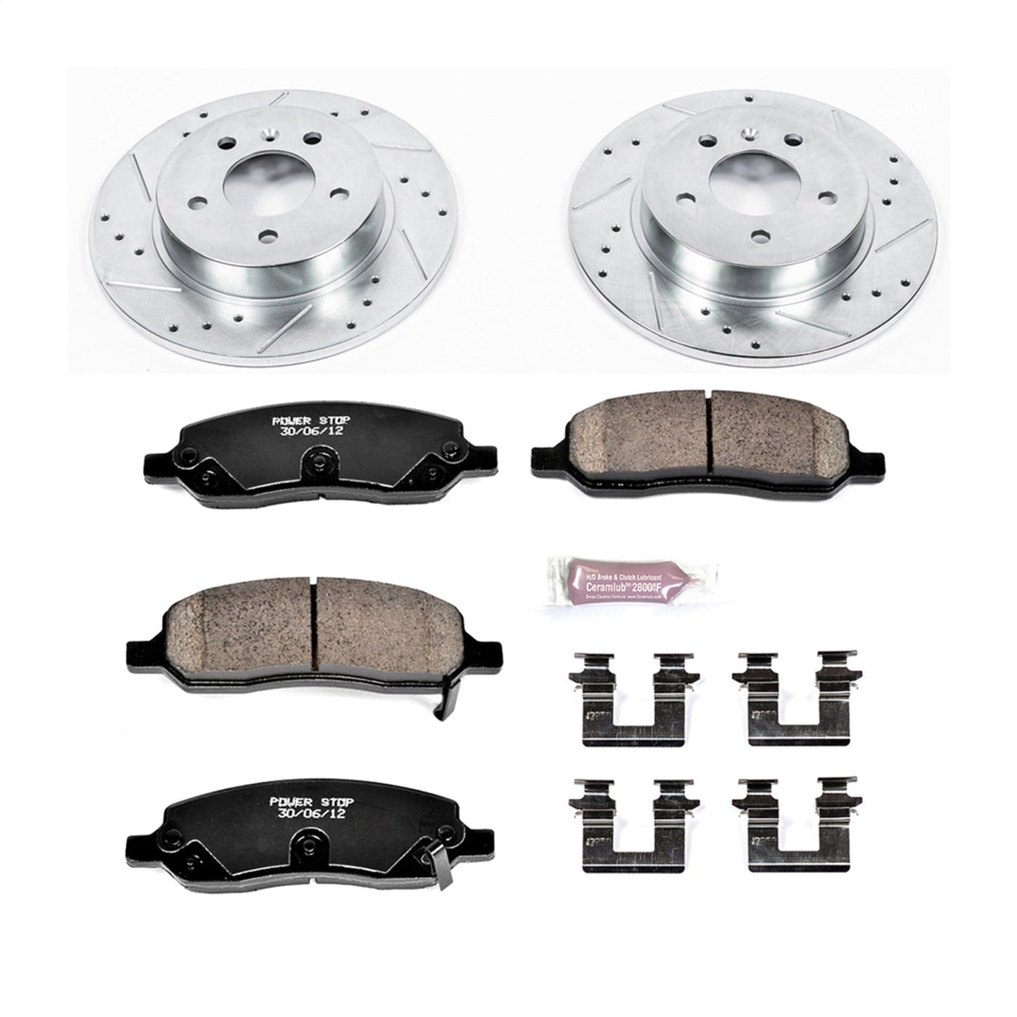 PowerStop Rear Z23 Evolution Sport Brake Kit | Buick Lucerne (06-11) (K4658)