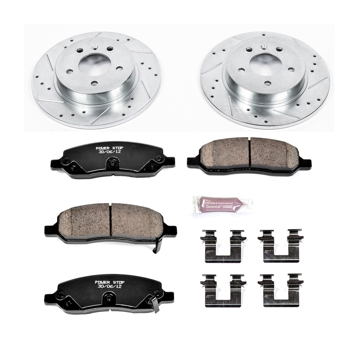 PowerStop Rear Z23 Evolution Sport Brake Kit | Buick Lucerne (06-11) (K4658)