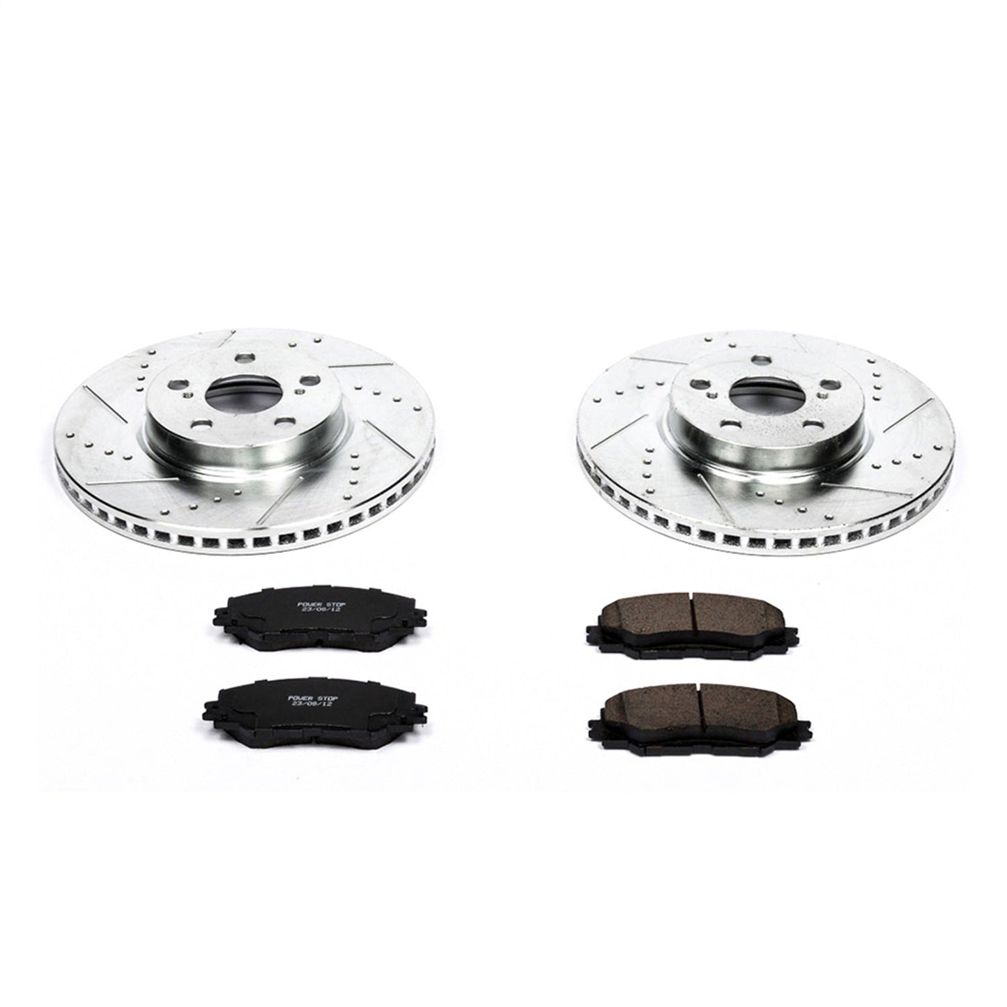 PowerStop Front Z23 Evolution Sport Brake Kit | Pontiac Vibe (09-10) (K4669)