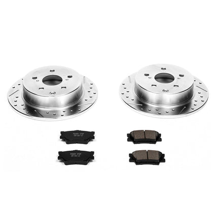 PowerStop Rear Z23 Evolution Sport Brake Kit | Pontiac Vibe (09-10) (K4670)