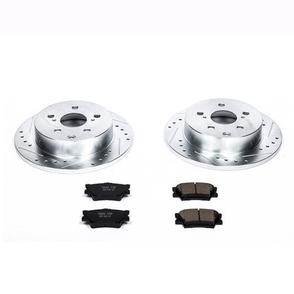 PowerStop Rear Z23 Evolution Sport Brake Kit | Lexus HS250h (10-12) (K4671)