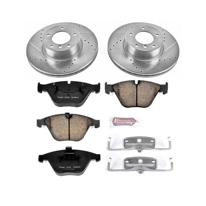 PowerStop Front Z23 Evolution Sport Brake Kit | BMW 328i xDrive (09-10) (K4678)