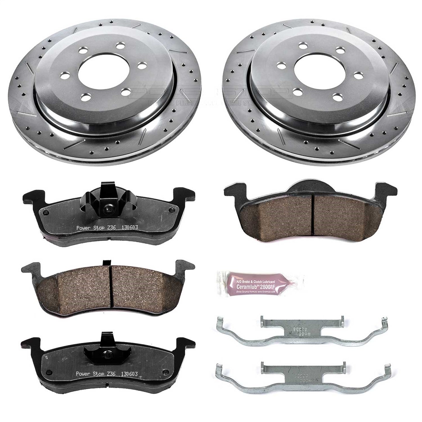 PowerStop Rear Z36 Truck & Tow Brake Kit | Ford Expedition (07-17) (K4683-36)