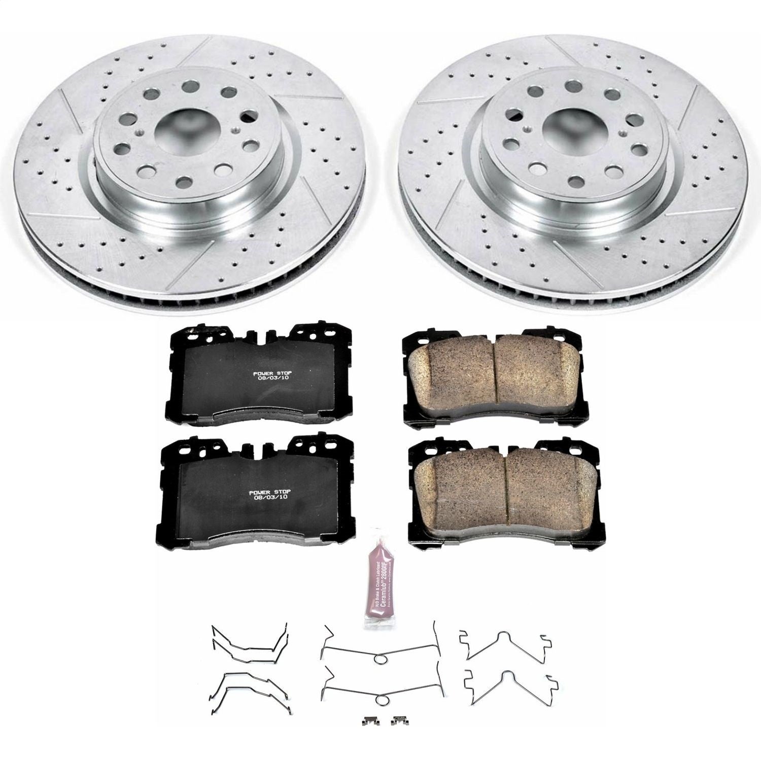 PowerStop Z23 Evolution Sport Front Brake Kit | Lexus LS460 (07-09) (K4686)