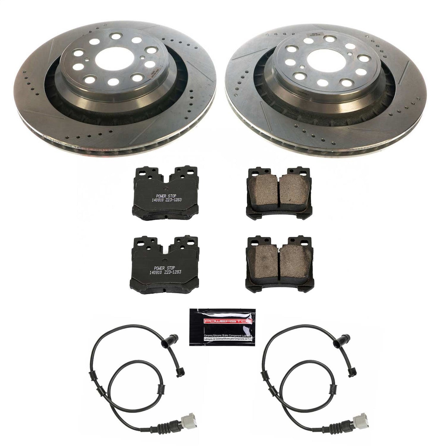 PowerStop Rear Z23 Evolution Sport Brake Kit | Lexus LS460 (07-09) (K4690)