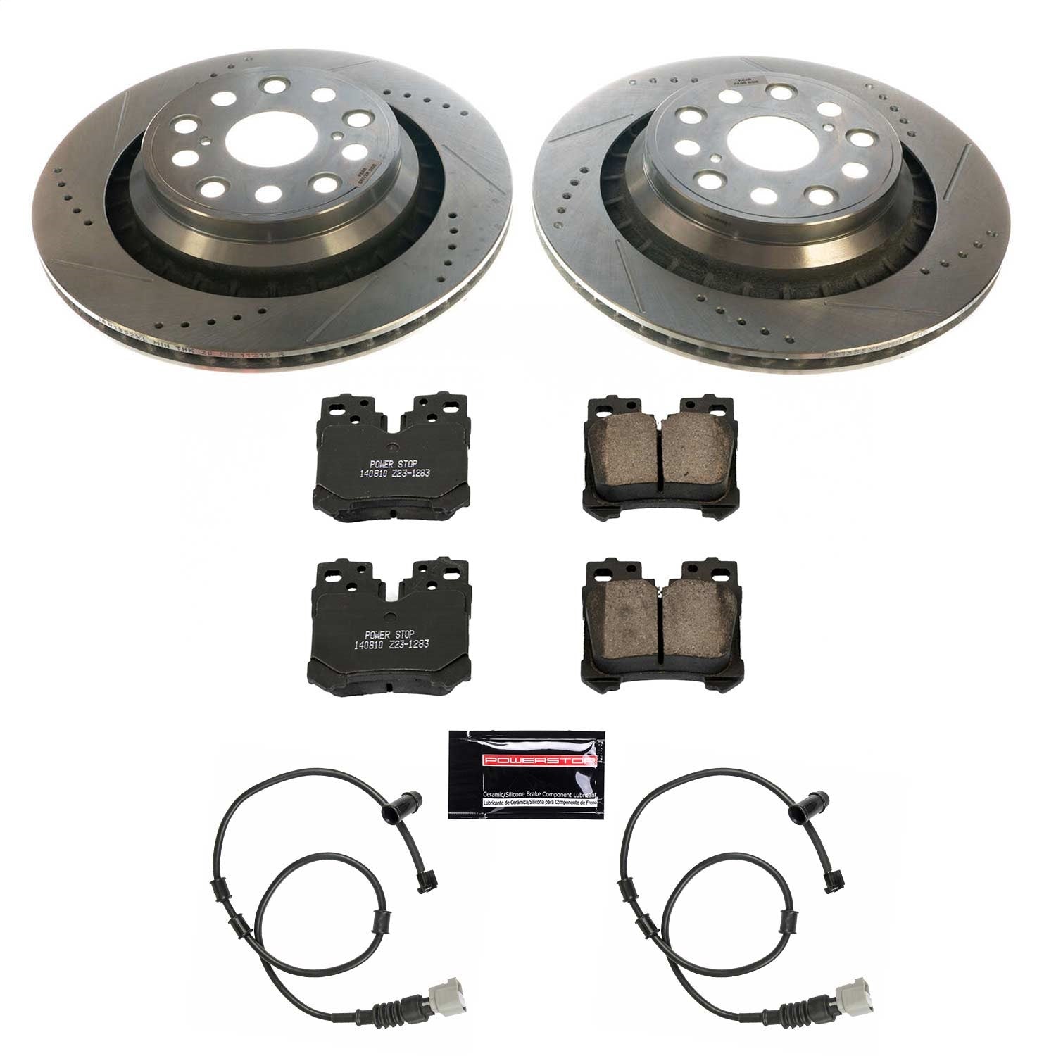 PowerStop Rear Z23 Evolution Sport Brake Kit | Lexus LS460 (07-09) (K4690)