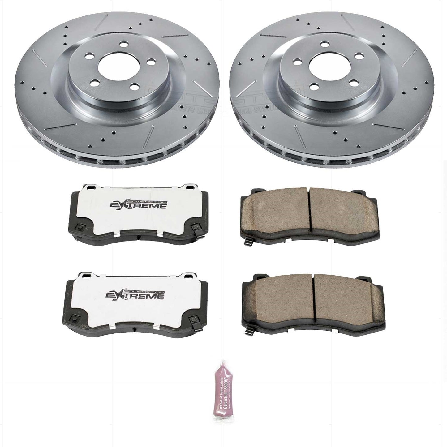 PowerStop Front Z26 Street Warrior Brake Kit | Chrysler 300 SRT8 (05-10) (K4695-26)