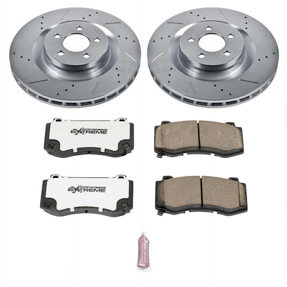 PowerStop Front Z26 Street Warrior Brake Kit | Chrysler 300 SRT8 (05-10) (K4695-26)