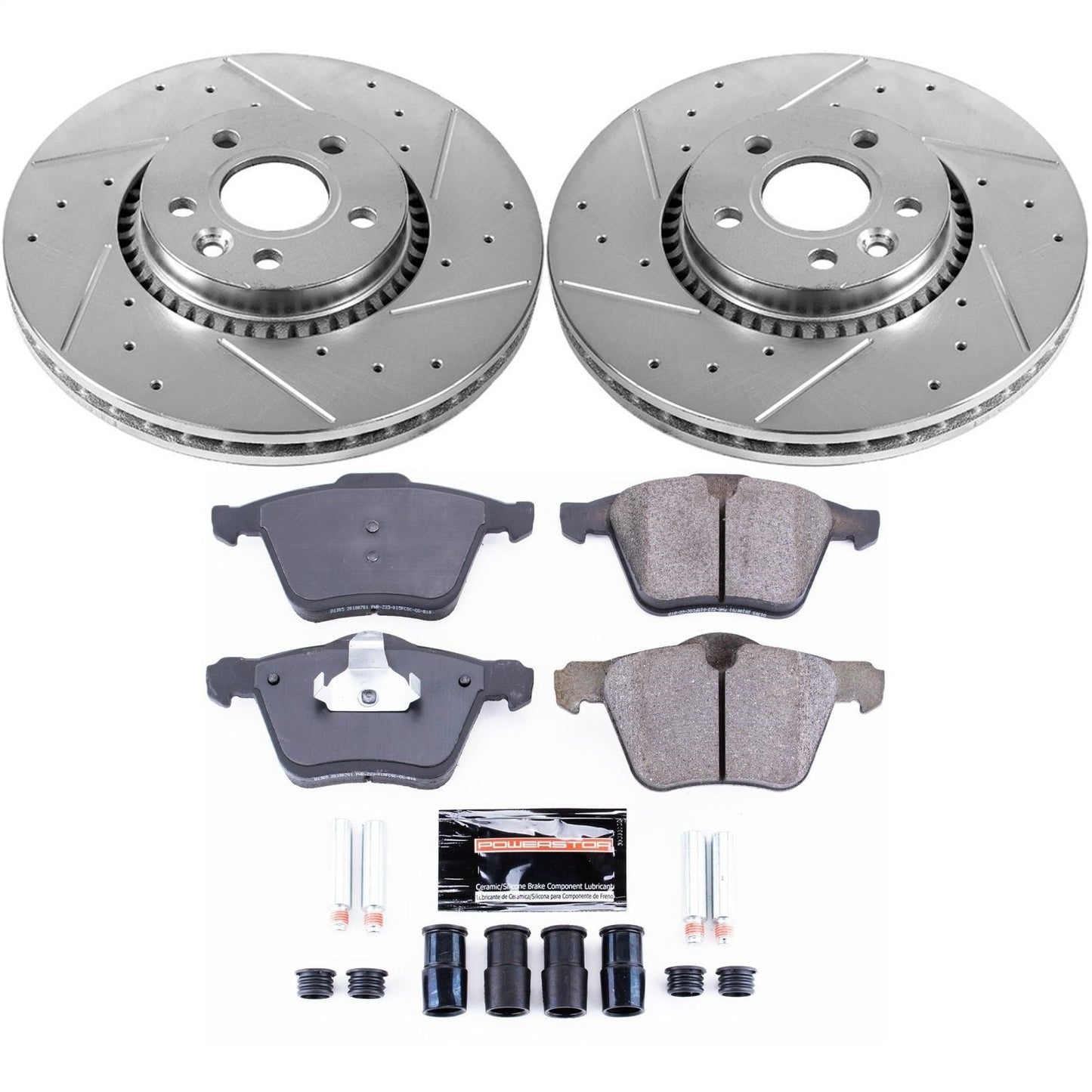 PowerStop Front Z23 Evolution Sport Brake Kit | Volvo S60 (15-18) (K4698)