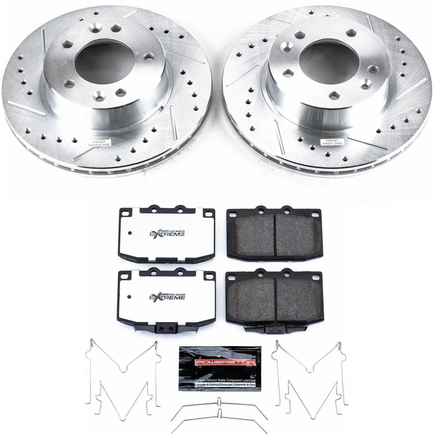 PowerStop Front Z26 Street Warrior Brake Kit | Mazda RX-7 (86-91) (K470-26)