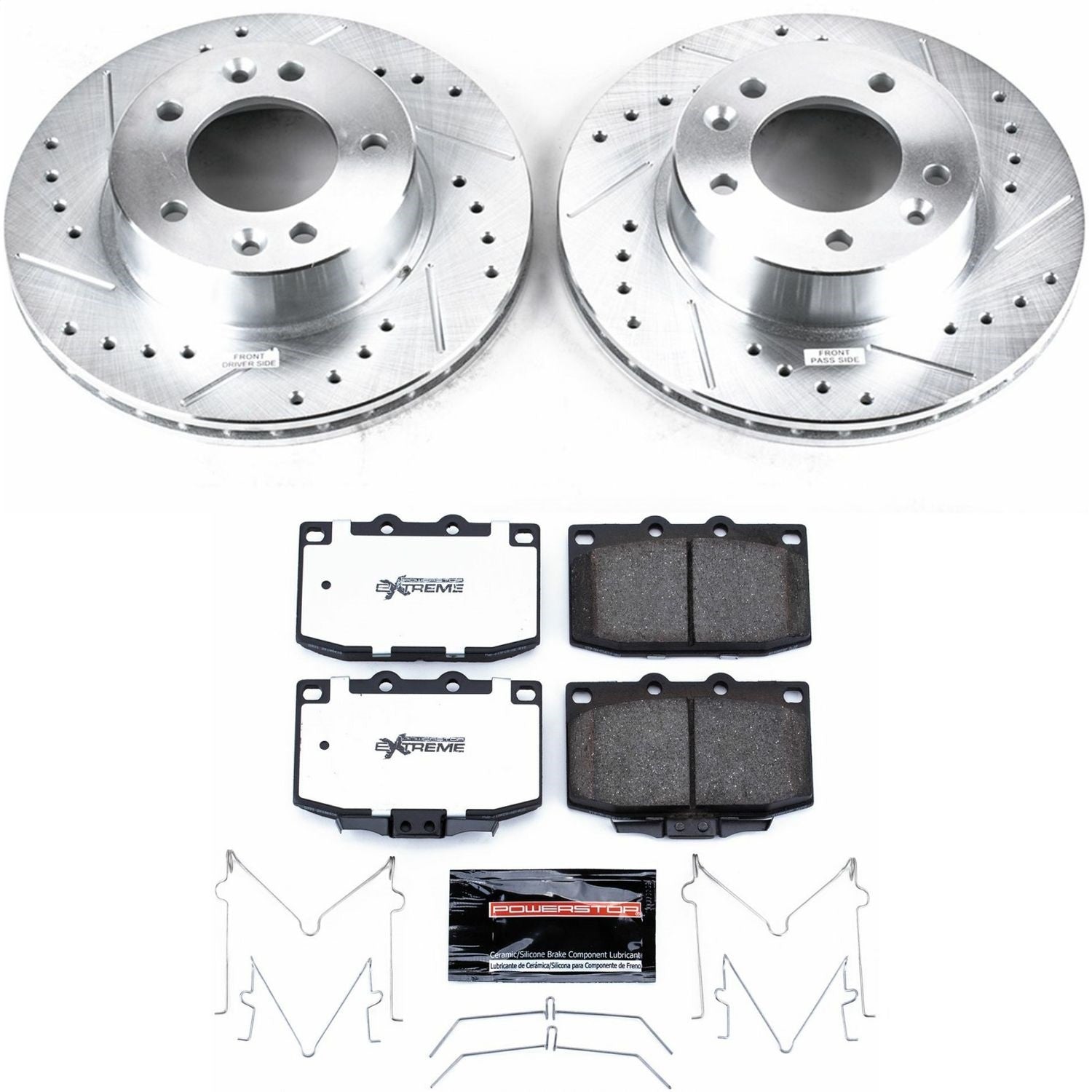 PowerStop Front Z26 Street Warrior Brake Kit | Mazda RX-7 (86-91) (K470-26)