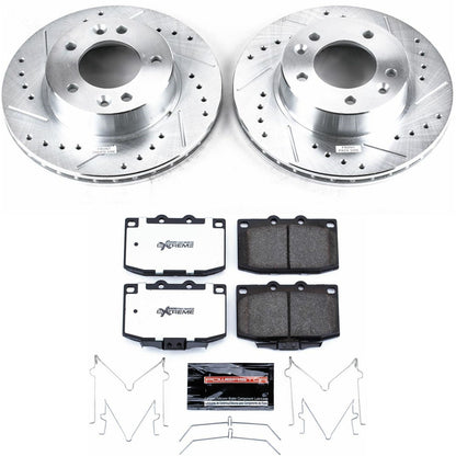 PowerStop Front Z26 Street Warrior Brake Kit | Mazda RX-7 (86-91) (K470-26)