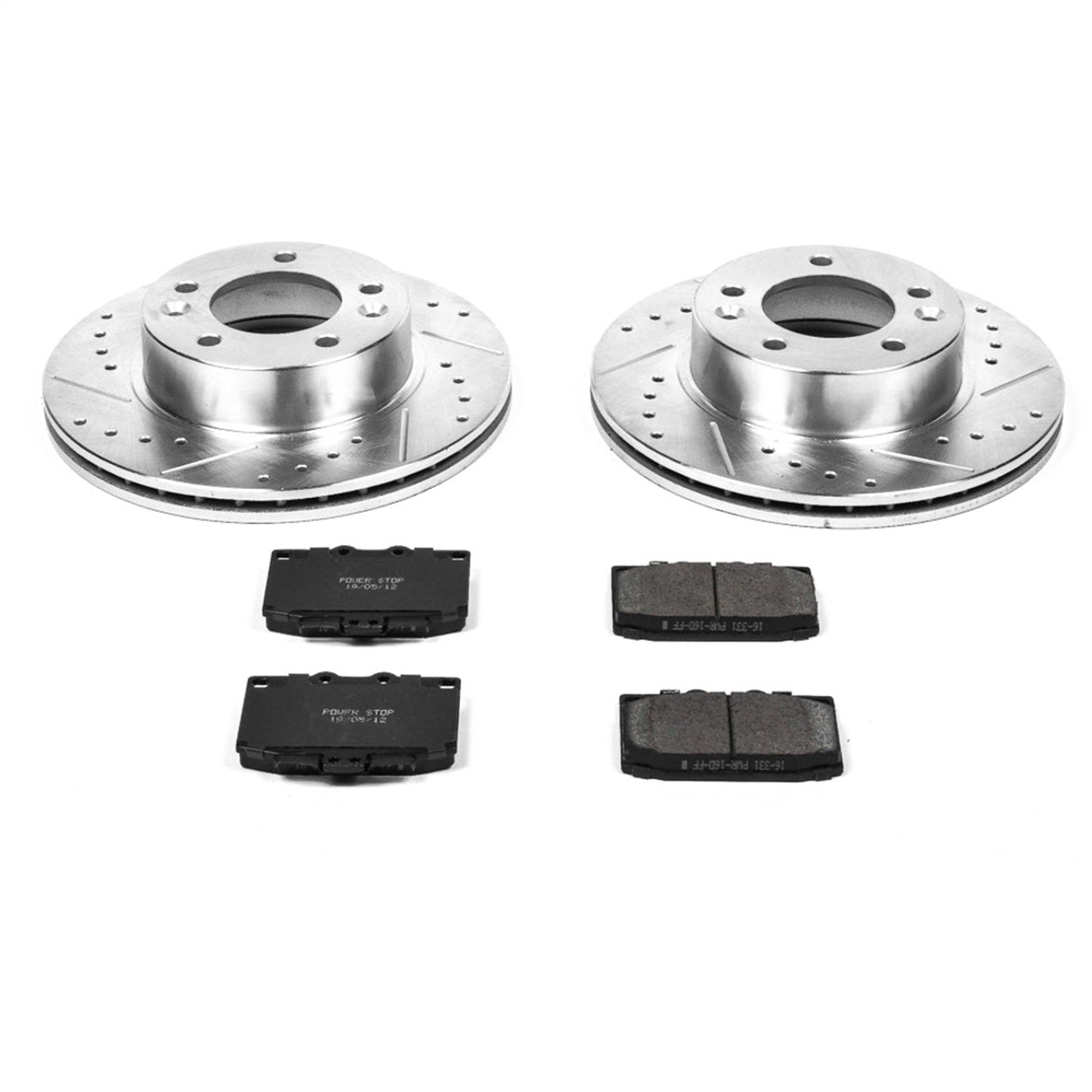 PowerStop Front Z23 Evolution Sport Brake Kit | Mazda RX-7 (86-91) (K470)