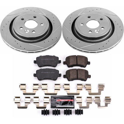 PowerStop Rear Z23 Evolution Sport Brake Kit | Volvo S60 (11-18) (K4702)