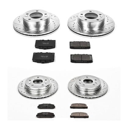 PowerStop Front & Rear Z23 Evolution Sport Brake Kit | Mazda RX-7 (86-91) (K471)