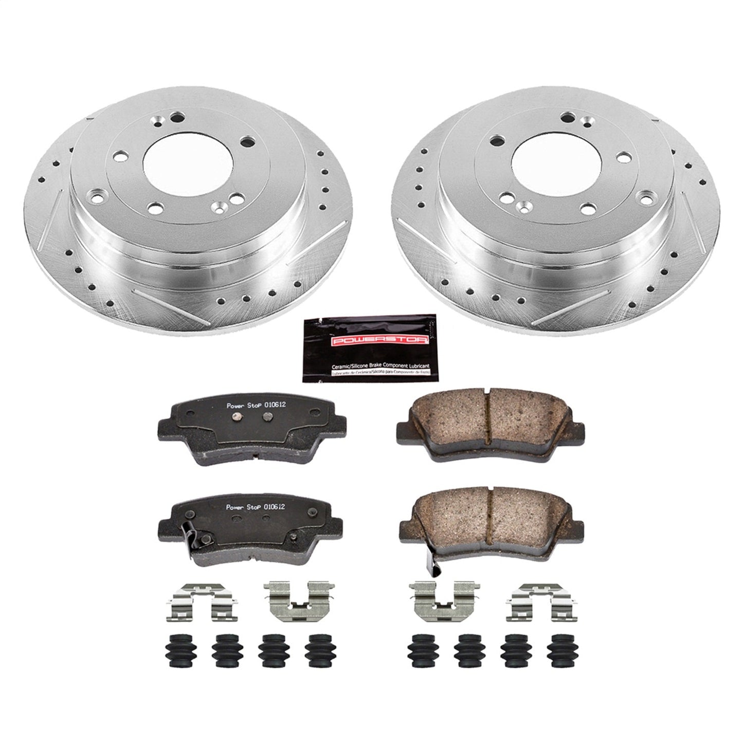 PowerStop Rear Z23 Evolution Sport Brake Kit | Kia Amanti (07-09) (K4710)