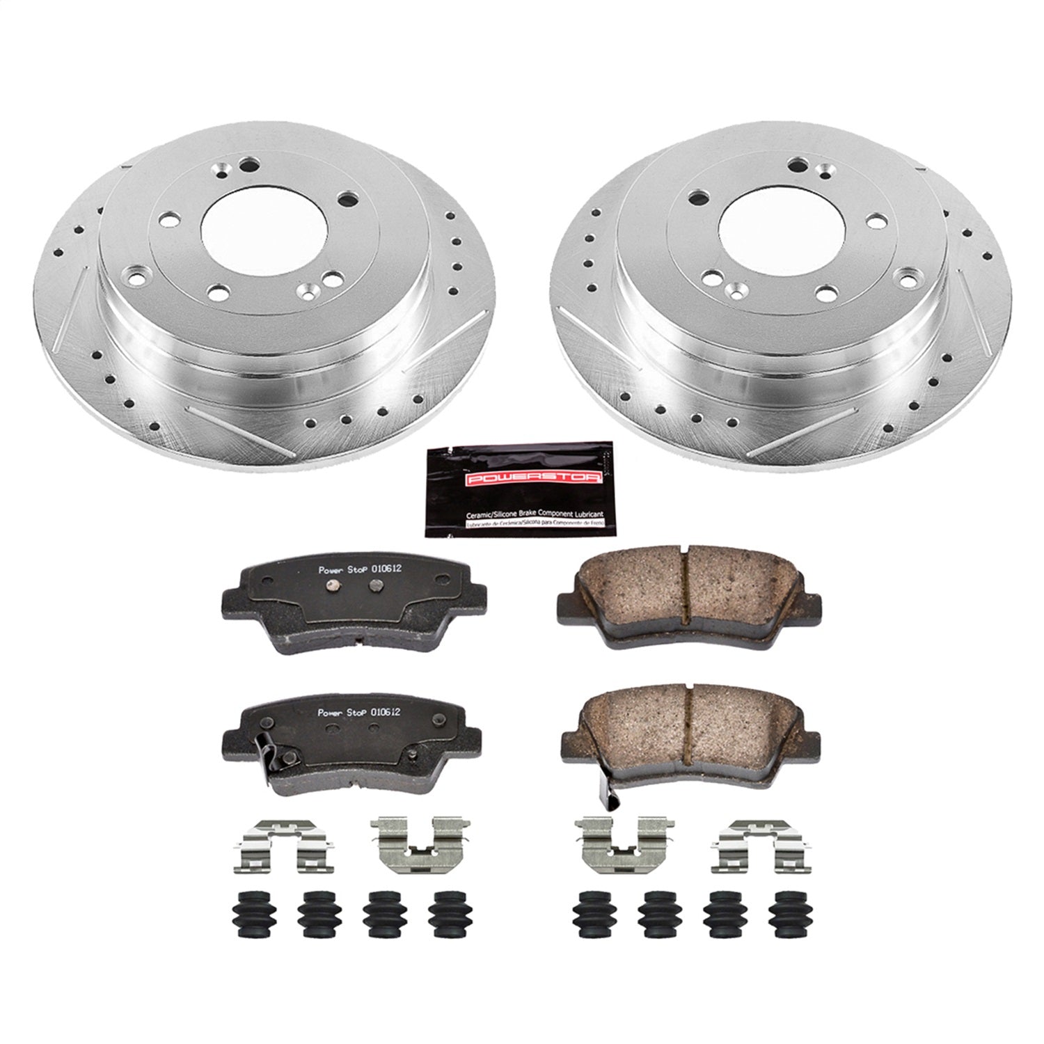 PowerStop Rear Z23 Evolution Sport Brake Kit | Kia Amanti (07-09) (K4710)