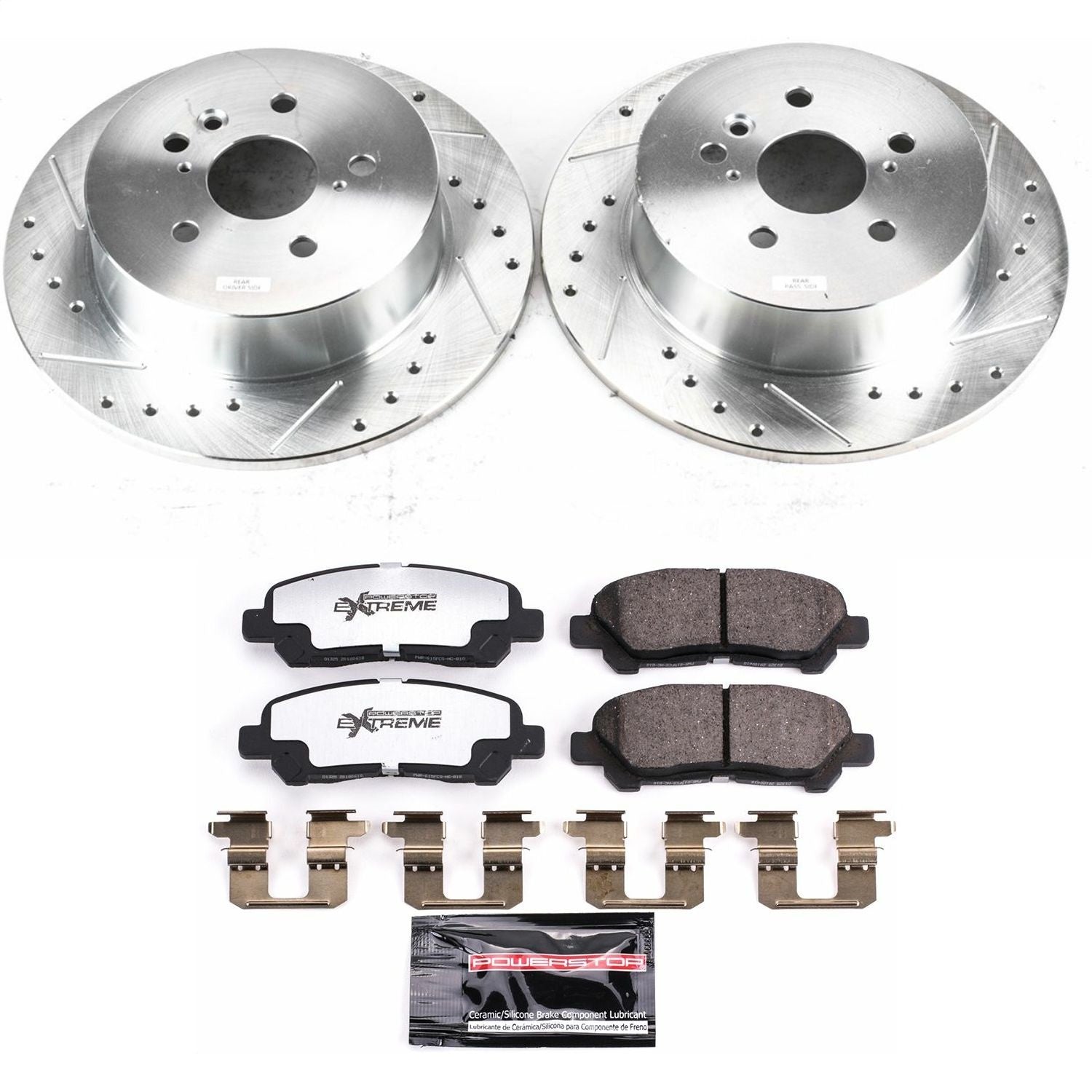 PowerStop Rear Z36 Truck & Tow Brake Kit | Toyota Highlander (08-13) (K4714-36)