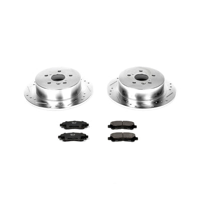 PowerStop Rear Z23 Evolution Sport Brake Kit | Toyota Highlander (08-13) (K4714)