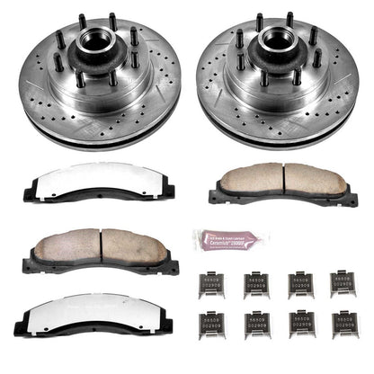 PowerStop Front Z36 Truck & Tow Brake Kit | Ford E-450 Super Duty (17-18) (K4716-36)
