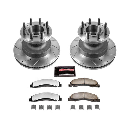 PowerStop Front Z36 Truck & Tow Brake Kit | Ford E-450 Super Duty (08-20) (K4717-36)