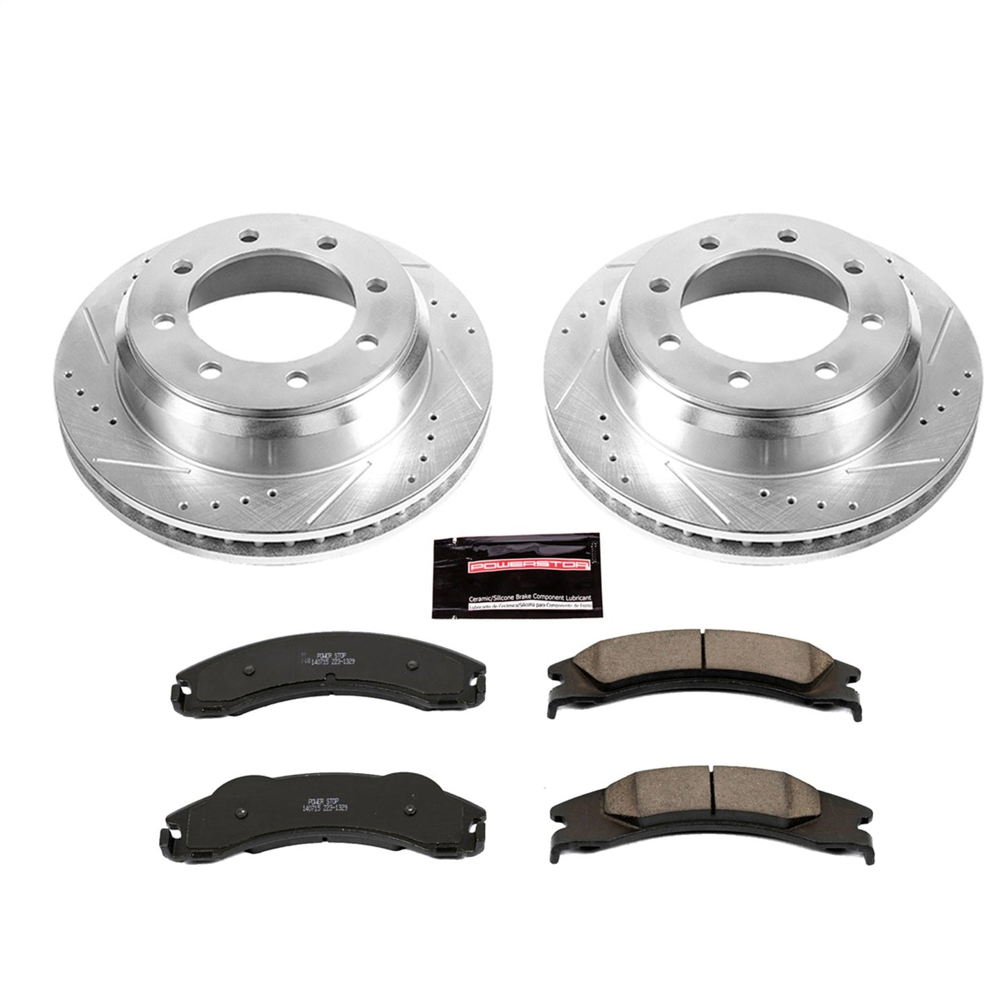 PowerStop Rear Z23 Evolution Sport Brake Kit | Ford E-150 (08-14) (K4718)