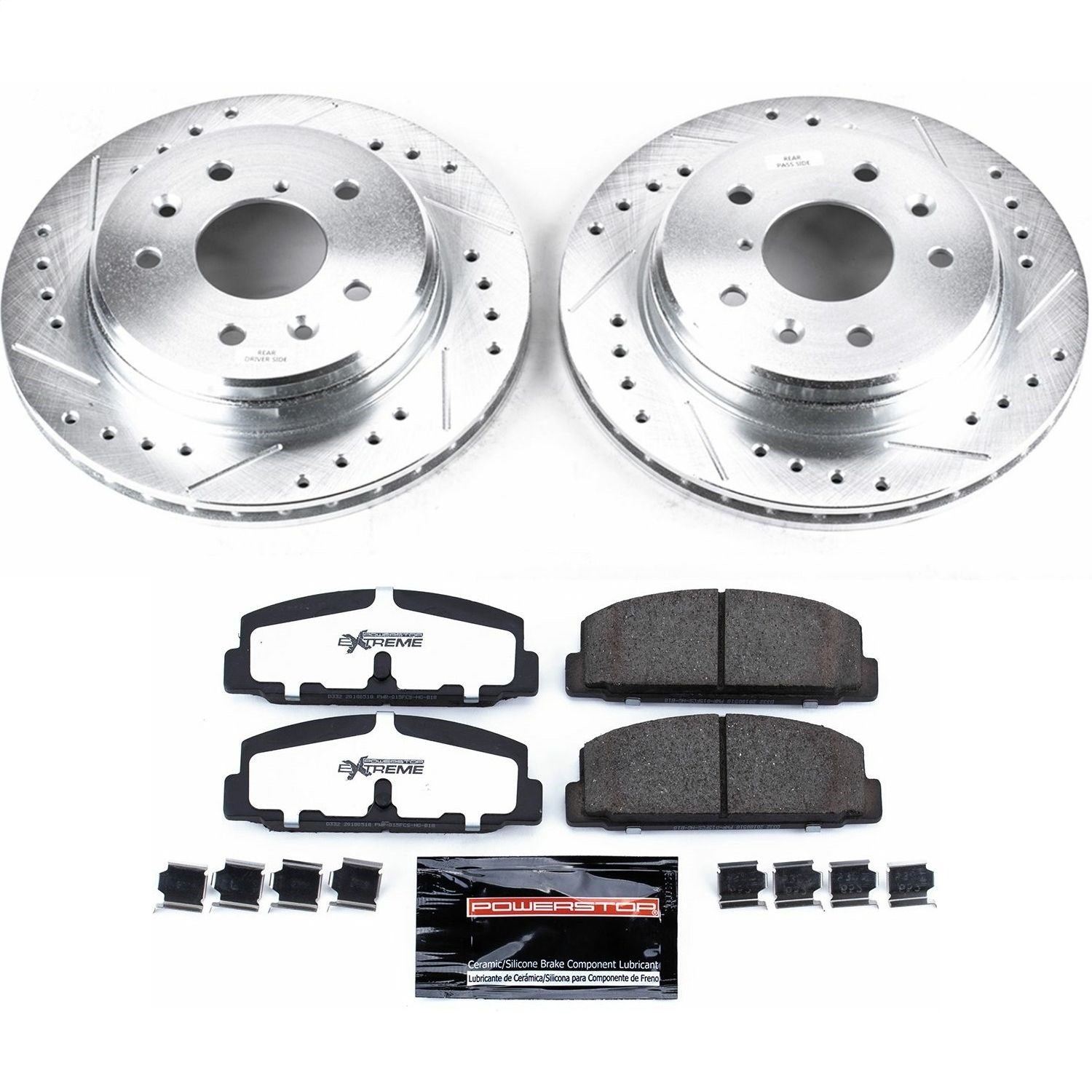 PowerStop Rear Z26 Street Warrior Brake Kit | Mazda RX-7 (86-91) (K472-26)