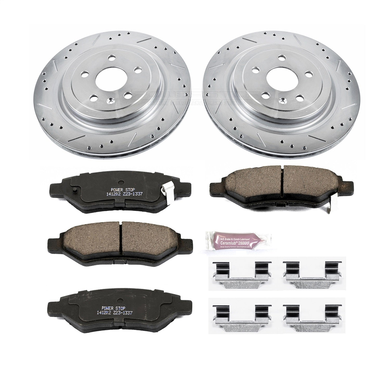 PowerStop Rear Z23 Evolution Sport Brake Kit | Cadillac CTS (08-14) (K4723)