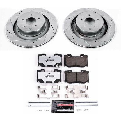 PowerStop Rear Z26 Street Warrior Brake Kit | Infiniti G37 (08-13) (K4732-26)