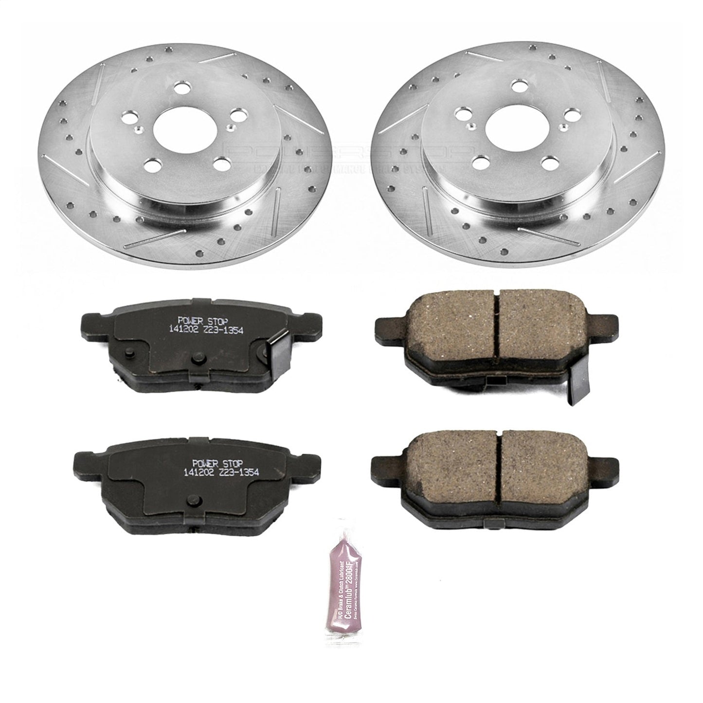 PowerStop Rear Z23 Evolution Sport Brake Kit | Pontiac Vibe (09-10) (K4736)