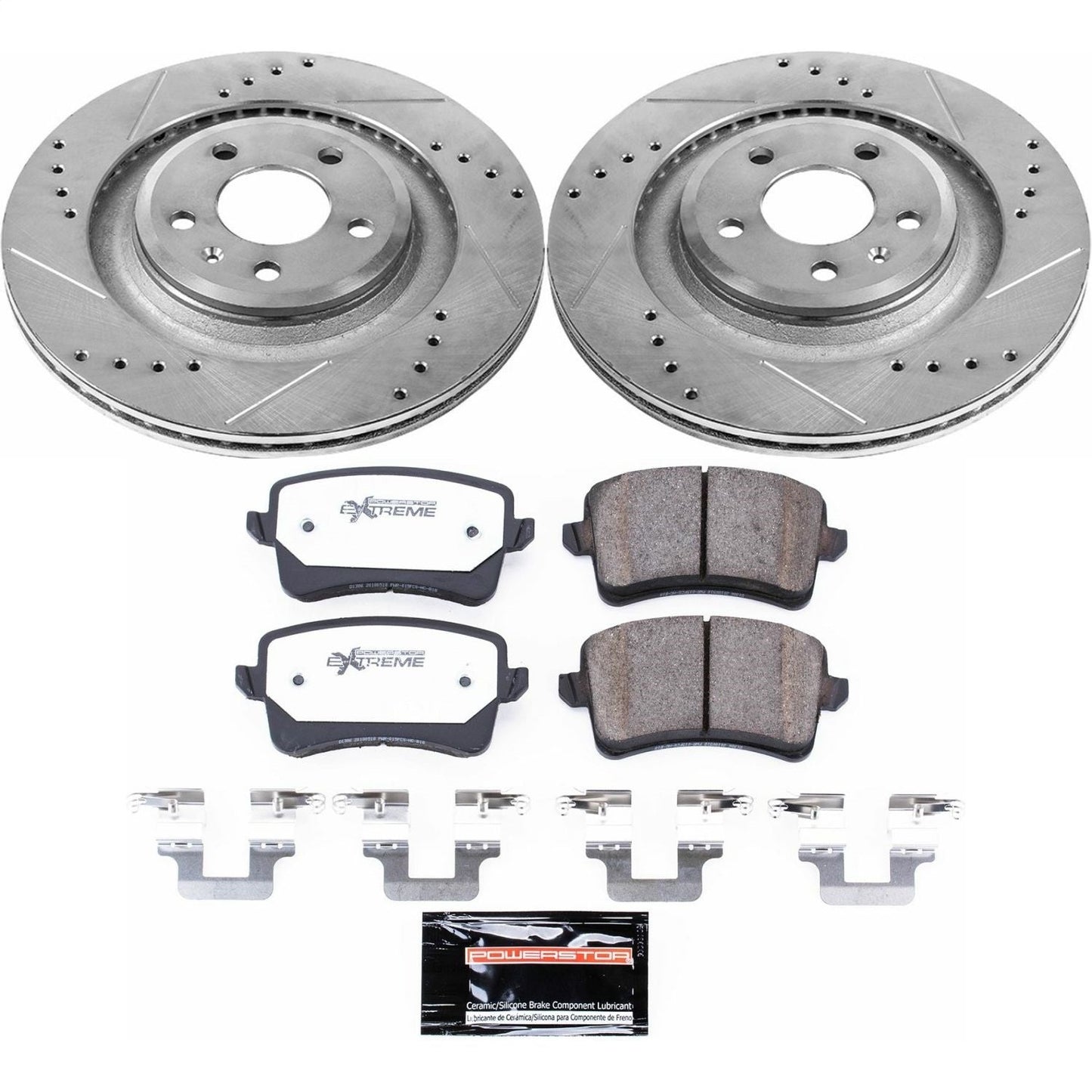 PowerStop Rear Z26 Street Warrior Brake Kit | Audi S4 (10-11) (K4746-26)