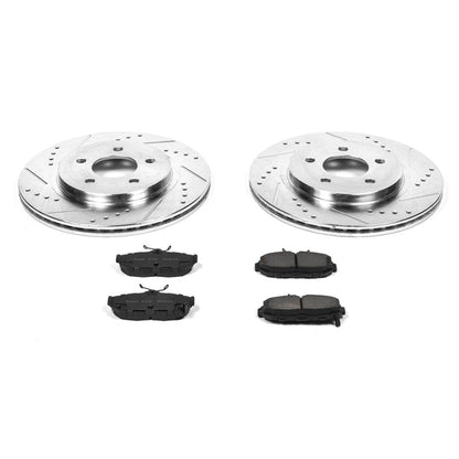 PowerStop Rear Z23 Evolution Sport Brake Kit | Ford Mustang (11-14) (K4749)