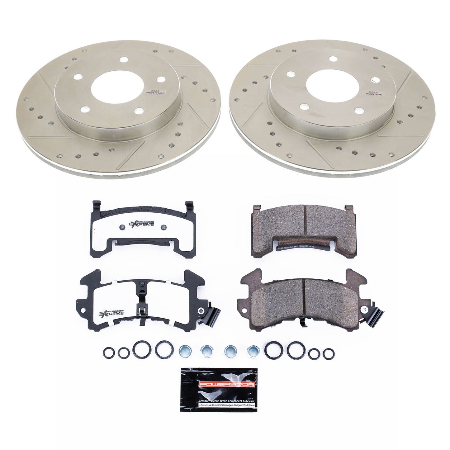 PowerStop Rear Z26 Street Warrior Brake Kit | Pontiac Firebird (79-81) (K4761-26)
