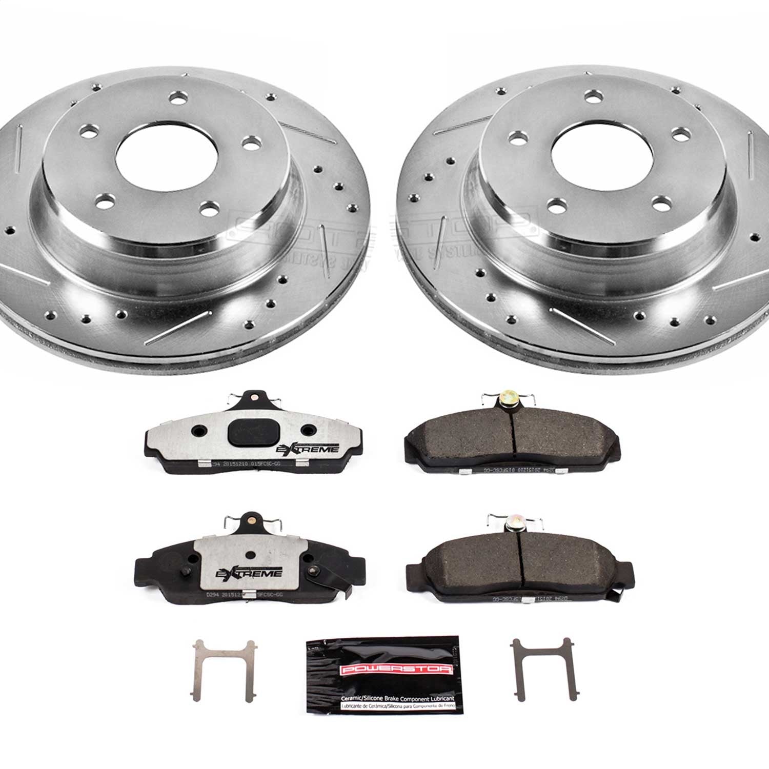 PowerStop Front Z26 Street Warrior Brake Kit | Chevrolet Corvette (84-87) (K4810-26)