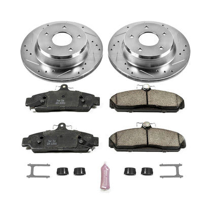 PowerStop Front Z23 Evolution Sport Brake Kit | Chevrolet Corvette (84-87) (K4810)