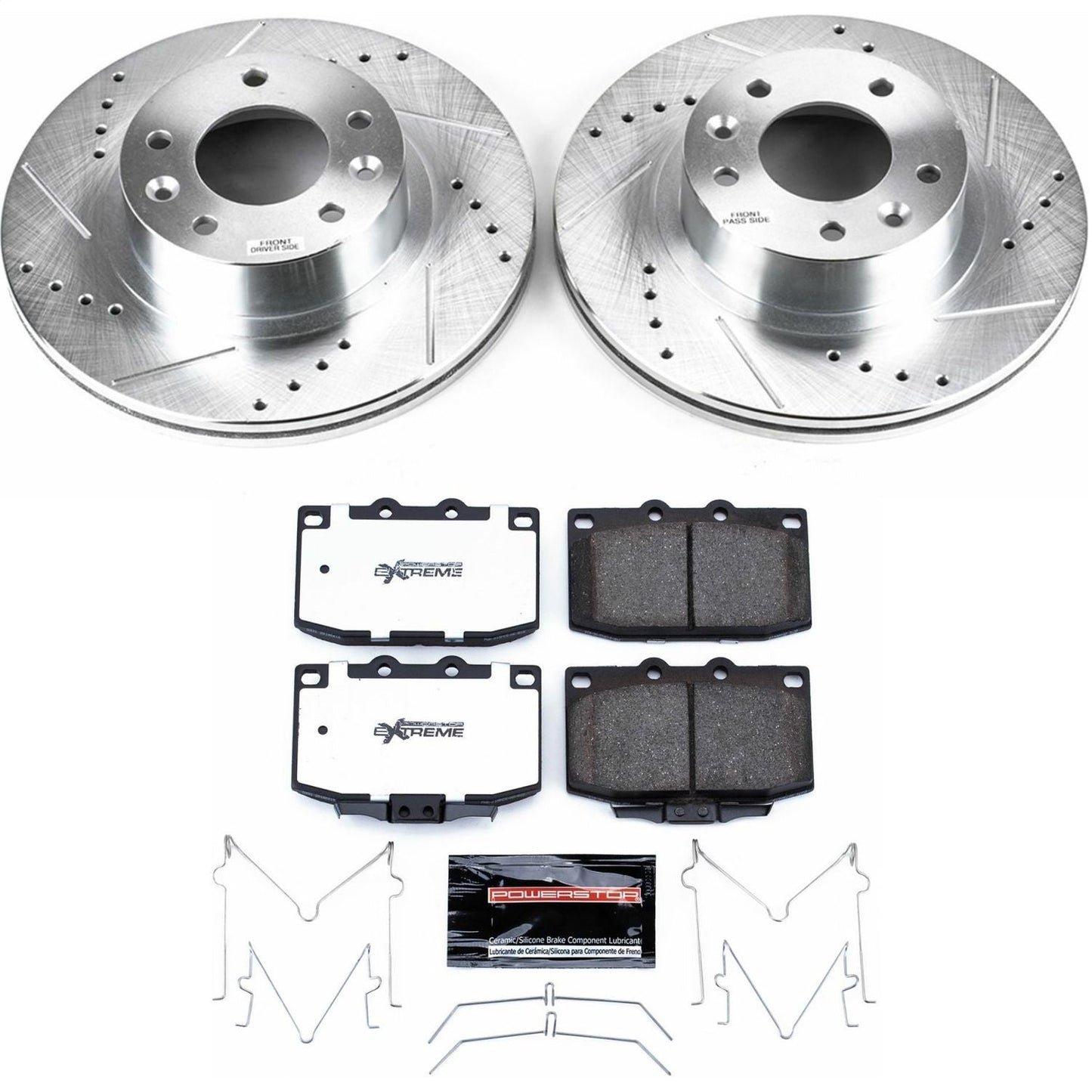 PowerStop Front Z26 Street Warrior Brake Kit | Mazda RX-7 (93-95) (K4833-26)