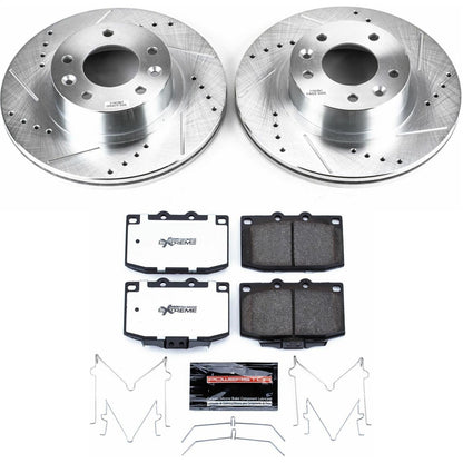 PowerStop Front Z26 Street Warrior Brake Kit | Mazda RX-7 (93-95) (K4833-26)