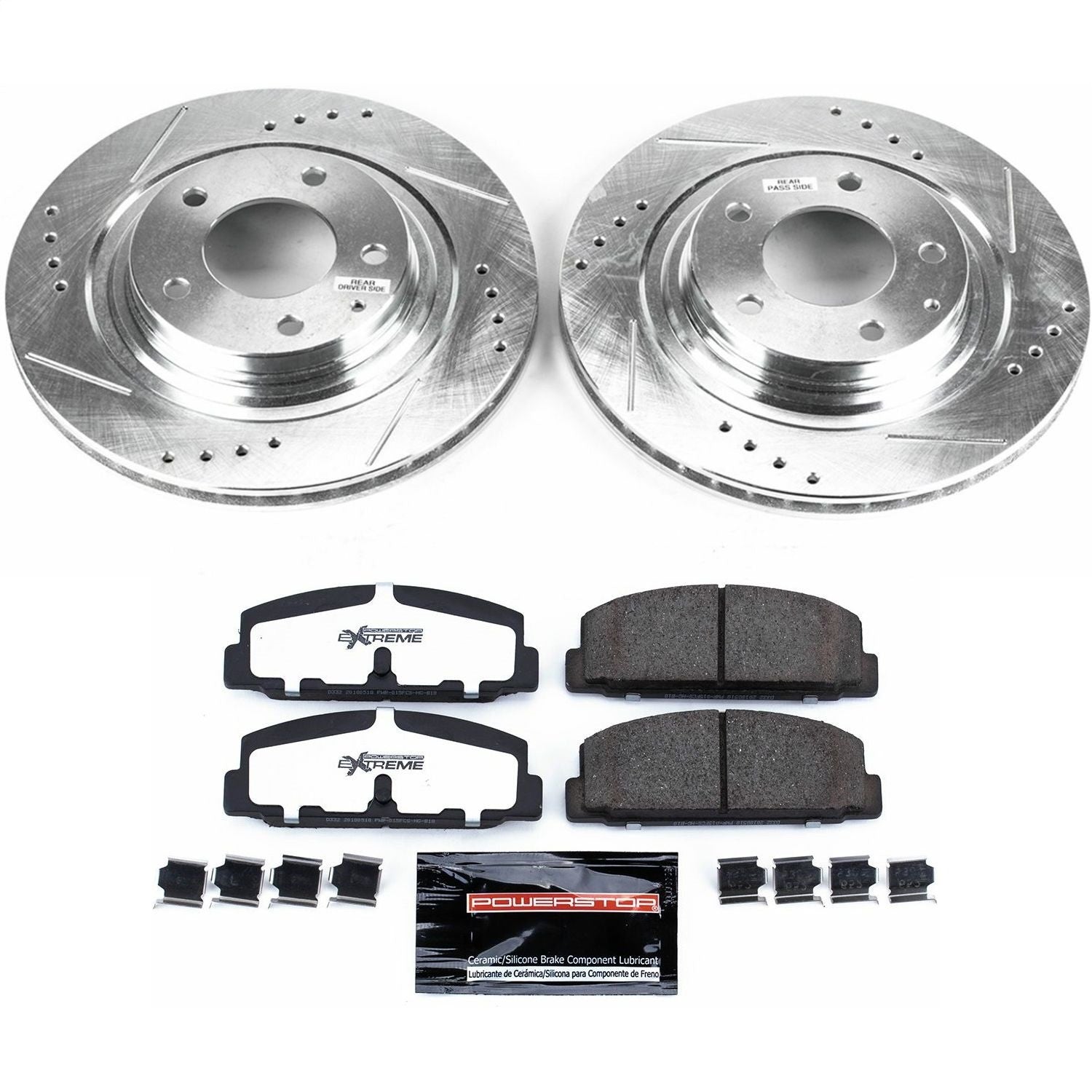 PowerStop Rear Z26 Street Warrior Brake Kit | Mazda RX-7 (93-95) (K4835-26)