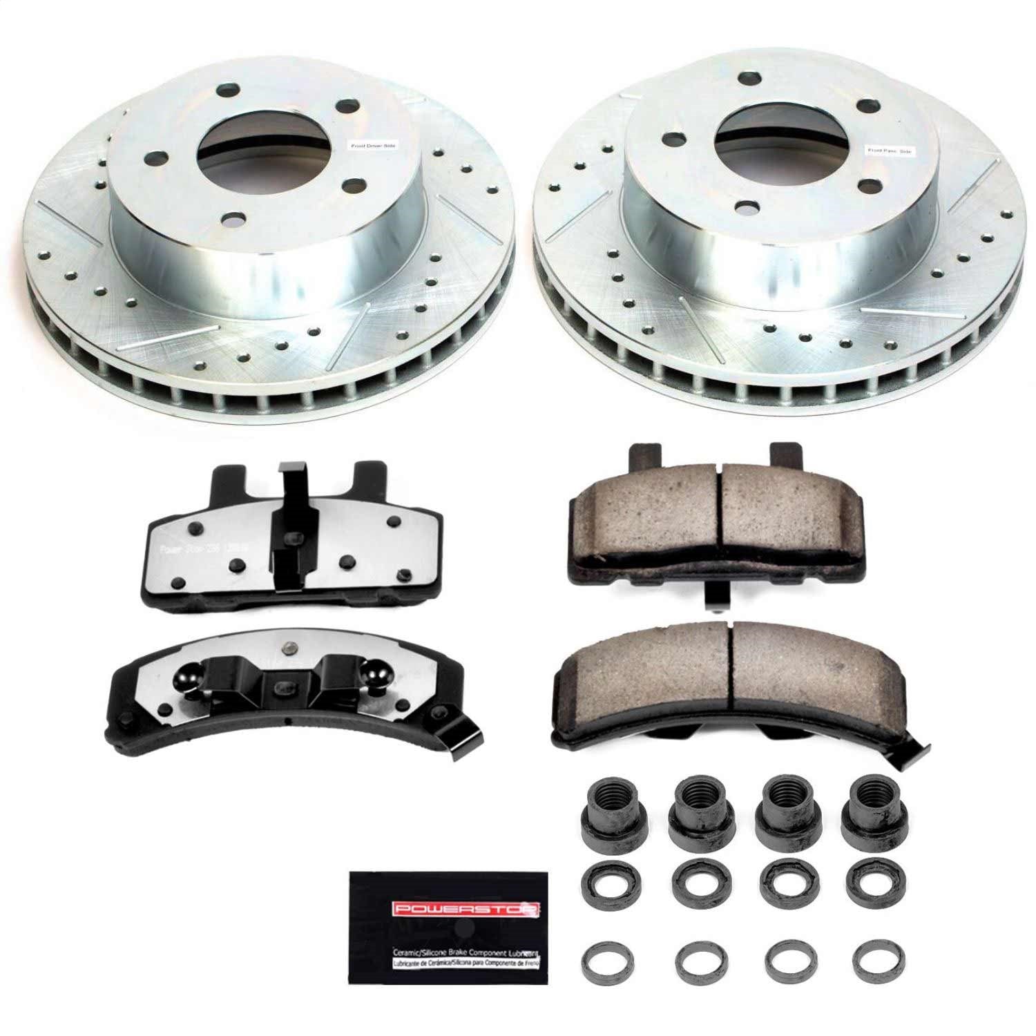 PowerStop Front Z36 Truck & Tow Brake Kit | Chevrolet Astro (90-02) (K4873-36)