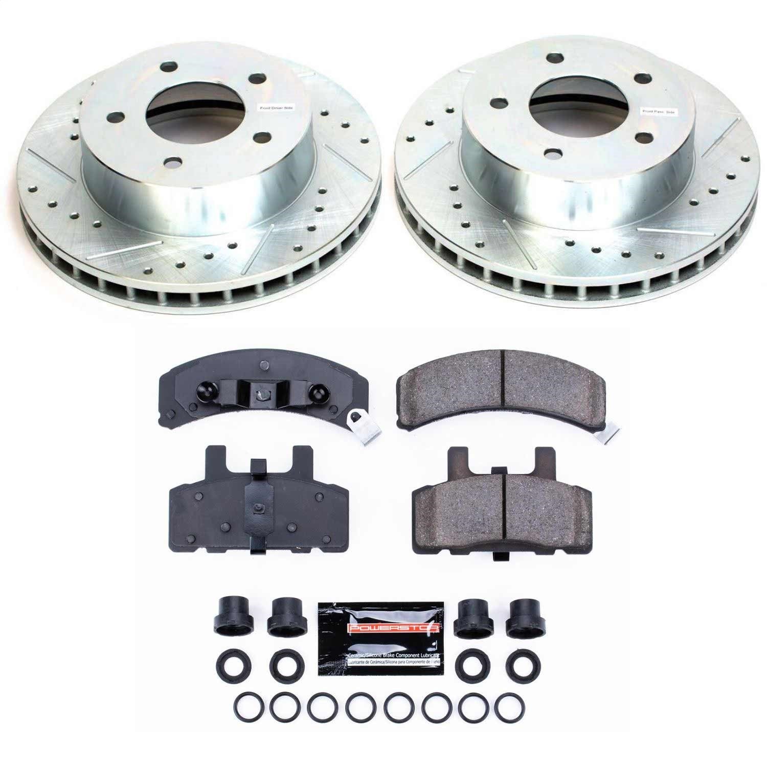PowerStop Front Z23 Evolution Sport Brake Kit | Chevrolet Astro (90-02) (K4873)