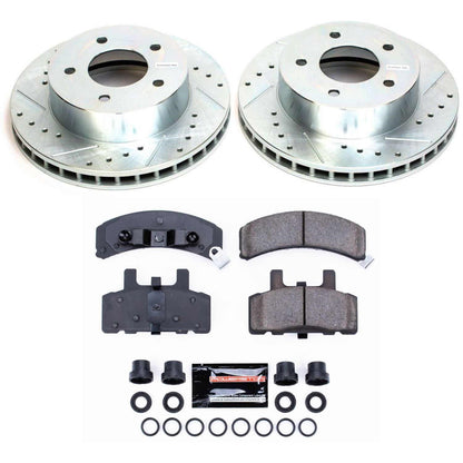 PowerStop Front Z23 Evolution Sport Brake Kit | Chevrolet Astro (90-02) (K4873)