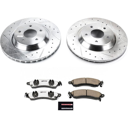 PowerStop Front Z26 Street Warrior Brake Kit | Chevrolet Corvette (88-96) (K4913-26)