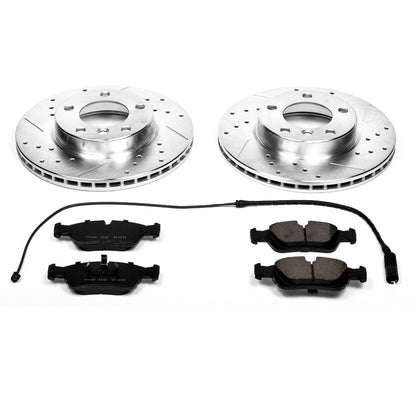 PowerStop Front Z23 Evolution Sport Brake Kit | BMW 318i (92-98) (K496)