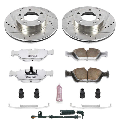 PowerStop Z26 Street Warrior Front Brake Kit | BMW 323Ci (00-06) (K497-26)