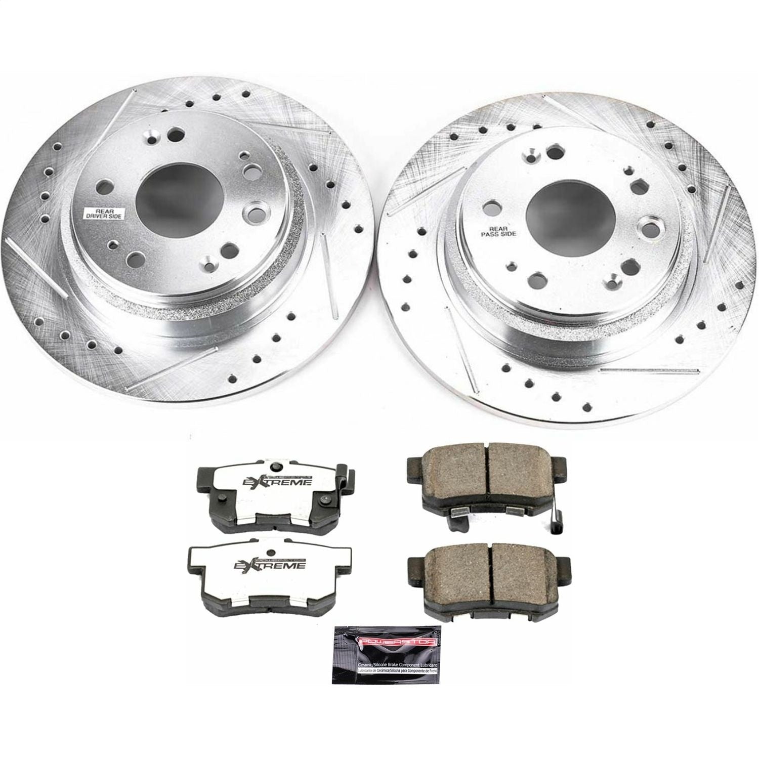 PowerStop Rear Z26 Street Warrior Brake Kit | Acura RL (02-04) (K4989-26)